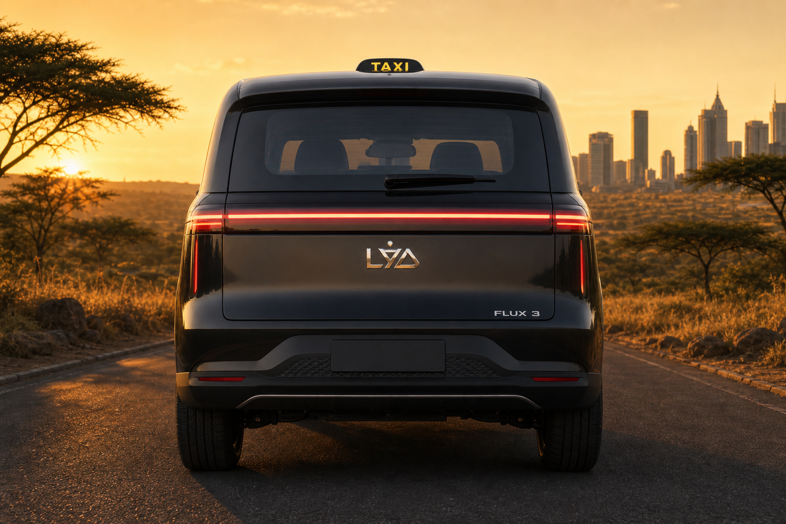 LYD Flux 3 — rear with full LED tail lights