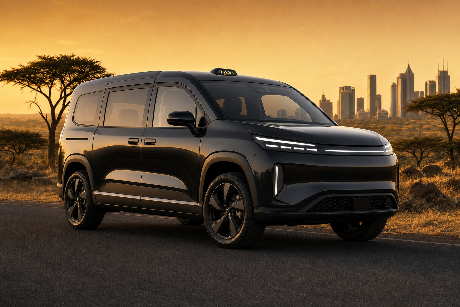 LYD Flux 3 — electric taxi