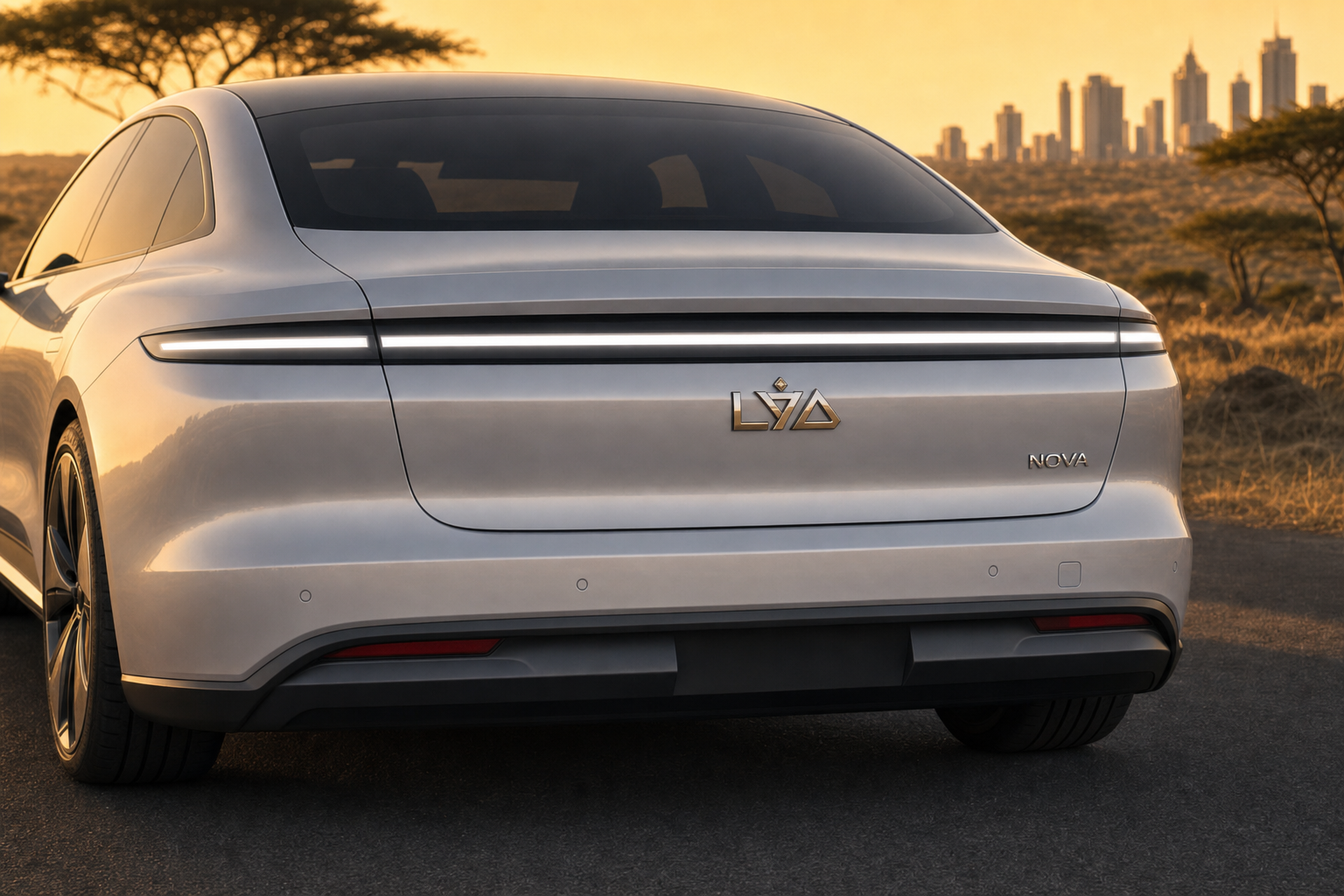 LYD Nova — full-width rear light signature