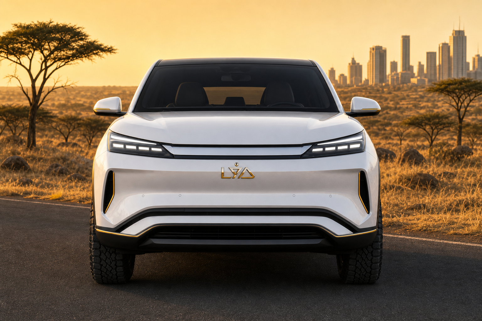 LYD Phantom X — front fascia and LED light bar