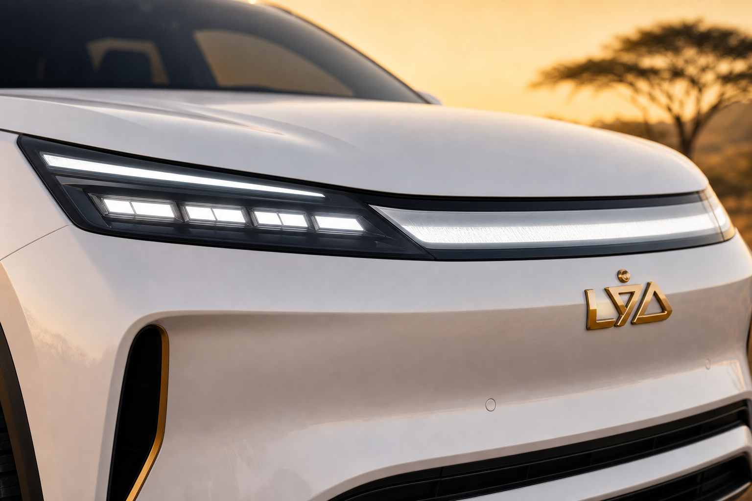 LYD Phantom X — signature LED light bar detail