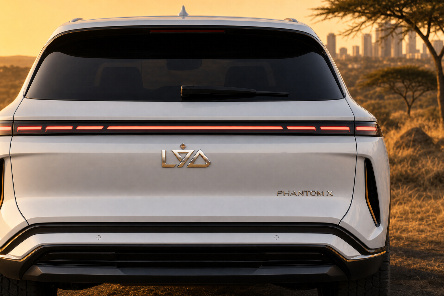 LYD Phantom X — full-width rear light signature