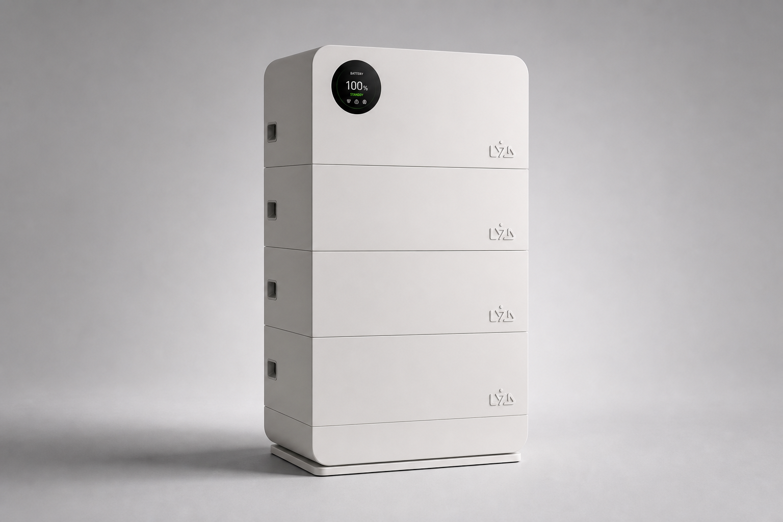 LYD SafeCell 7.5 Stack — floor-standing modular 7.5 kWh battery stack